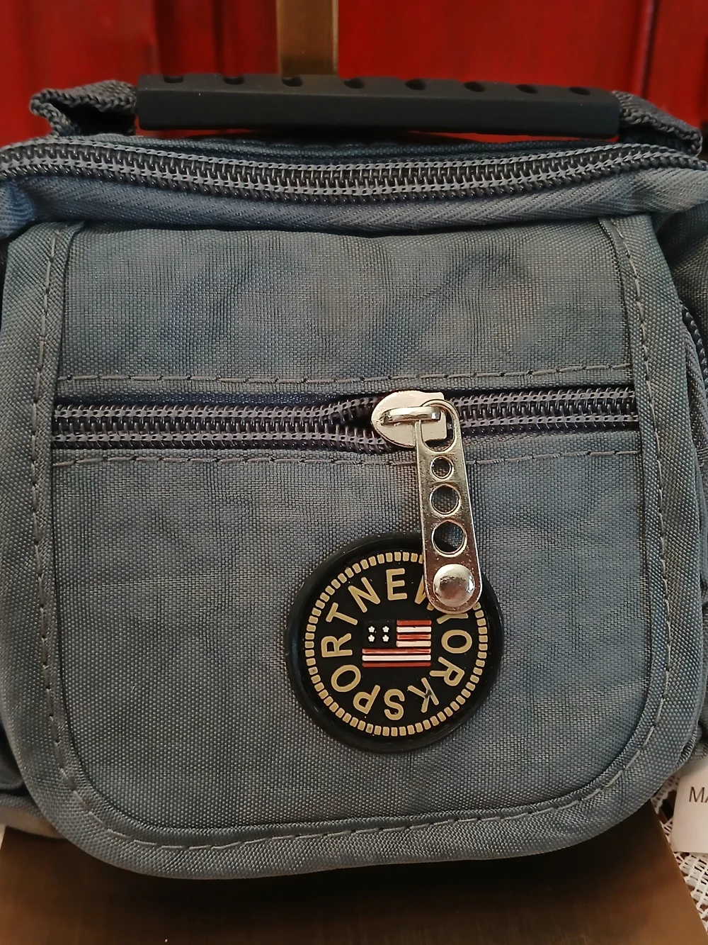 Sport New York Compact Crossbody Bag in Gray